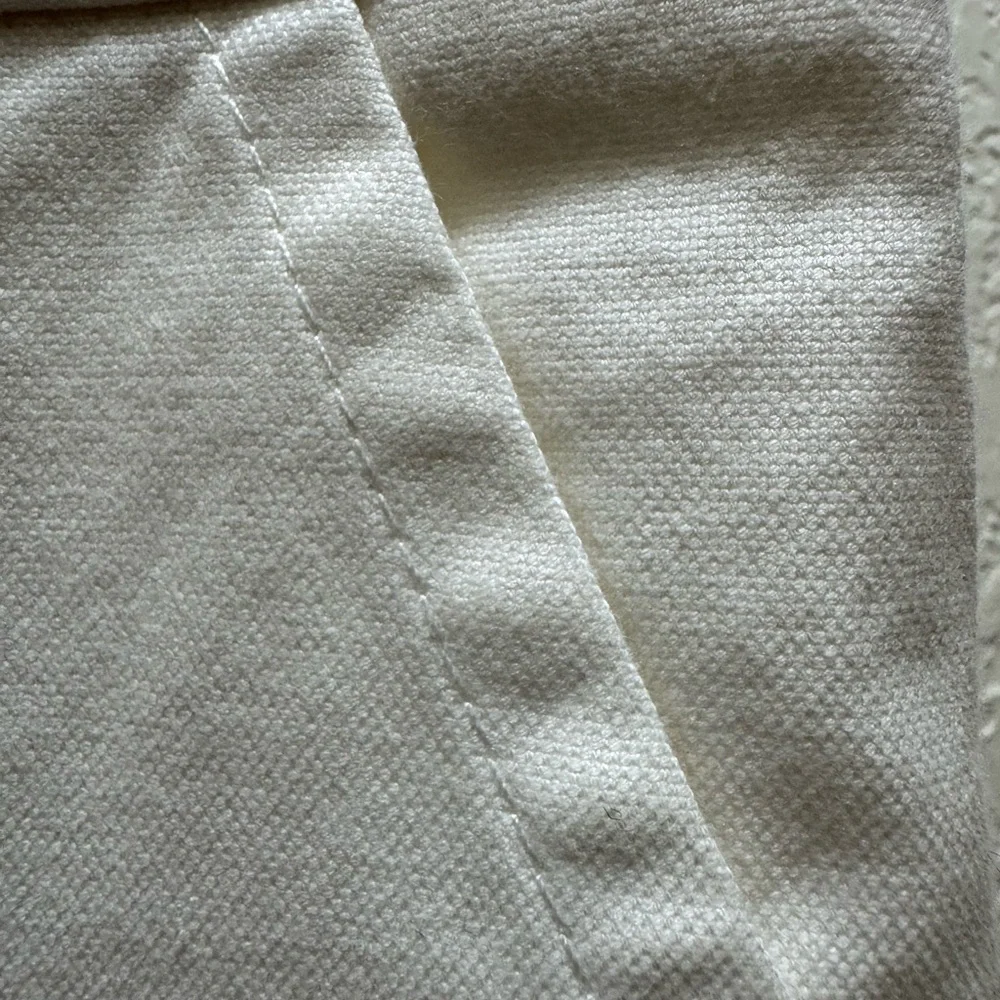 Trina Turk White Cropped Pants Size 8 Cotton Stretch Tailored Made in USA - Picture 4 of 7